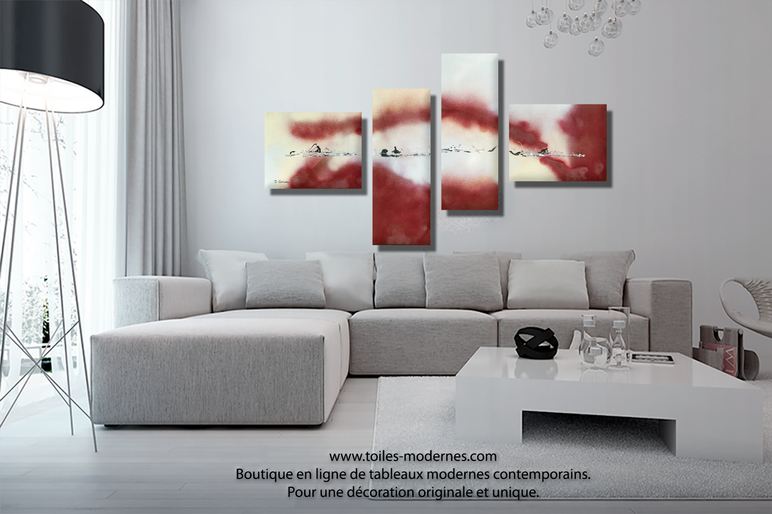 Tableaux contemporains pour une déco minimaliste ultra tendance et design