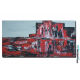 Tableau art déco Vision rouge et noire