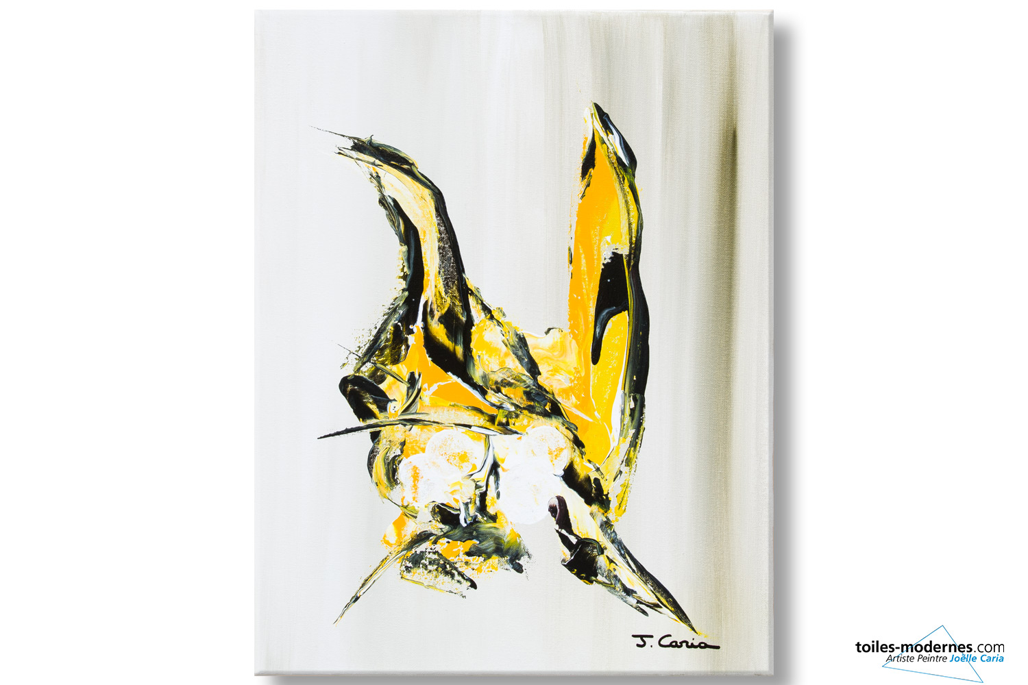 Tableau Beige Clair Moderne Nid D Oiseaux Format Portrait Objet Deco Rare A Petit Accessible