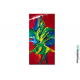 Tableau format spectaculaire  peinture colorée  Brasilia art contemporain