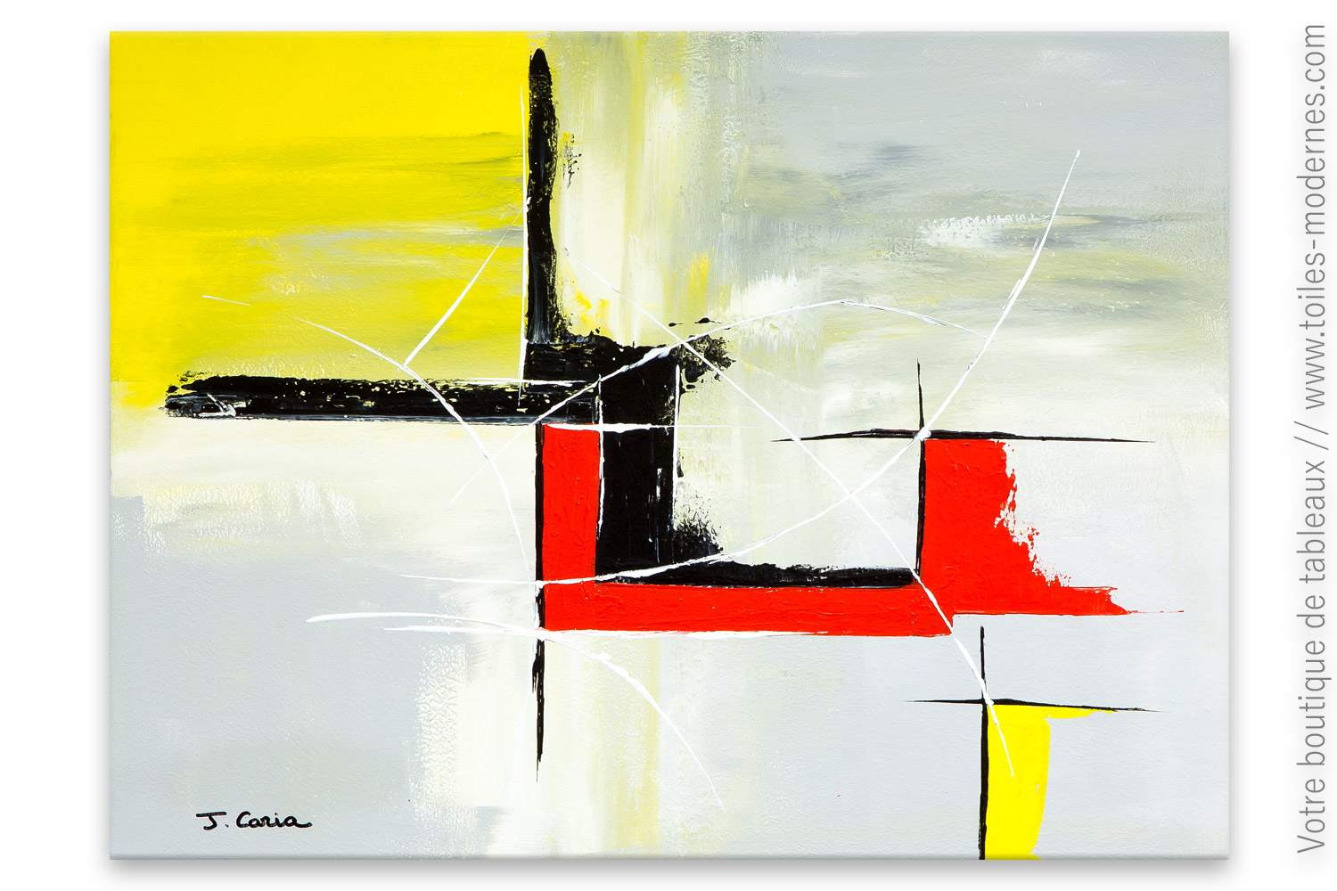 Tableau Moderne Abstrait Grand Format