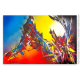 Peinture colorée moderne d'art abstrait : La magie des couleurs