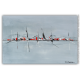 Peinture grise moderne design : Doux voyage