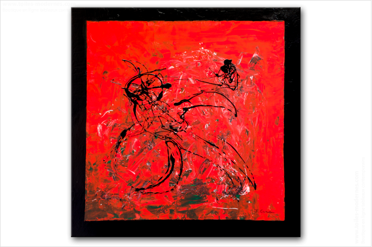 Tableau APPROACH (tableau rouge) moderne