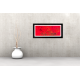 Tableau LADY (tableau rouge) moderne