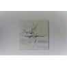 Peinture beige unique d'art contemporain Le grand dauphin