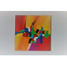 Grande déco murale colorée design : Retour à la gaieté