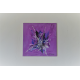 Tableau violet clair contemorain  : Caresse et tendresse