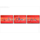 Tableau VOYAGE (triptyque rouge) moderne