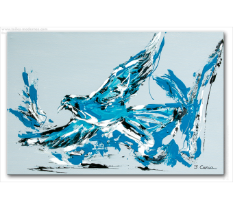 Tableau MESSAGE (tableau bleu) moderne