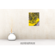 Tableau YELLOW AND BLACK (tableau jaune et noir) moderne