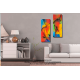 Tableau diptyque couleurs vives pour déco tendance Une belle réussite