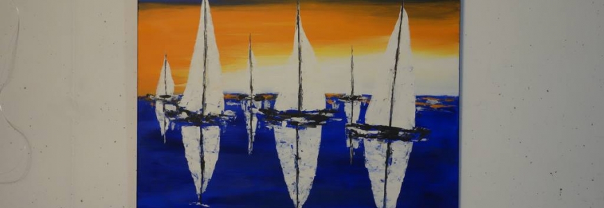  Comment faire une déco bord mer moderne avec des tableaux marines d'art abstrai