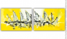 Comment faire une déco moderne en jaune et gris très chic